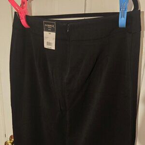 Black straight Skirt below the knee- George Brand with tags.